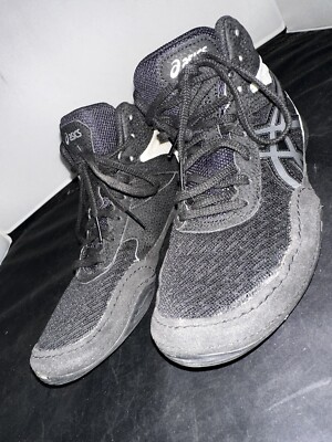 ASICS Matflex Youth Wrestling Sneakers Black Size 4 US