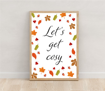 Autumn Decorations, Autumn Wall Art, Autumn Print, Autumn Leaves, Autumn Home