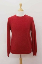 NWT 2495 Brunello Cucinelli 100 Cashmere Ribbed Crewneck Sweater 50/ 40US A221