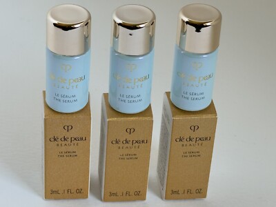 3 X Cle De Peau Beauty Le Serum The Serum Travel Size 3ML X 3 = 9