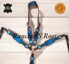 Western Tack Set Horse |  Blue Snake  Tack Set