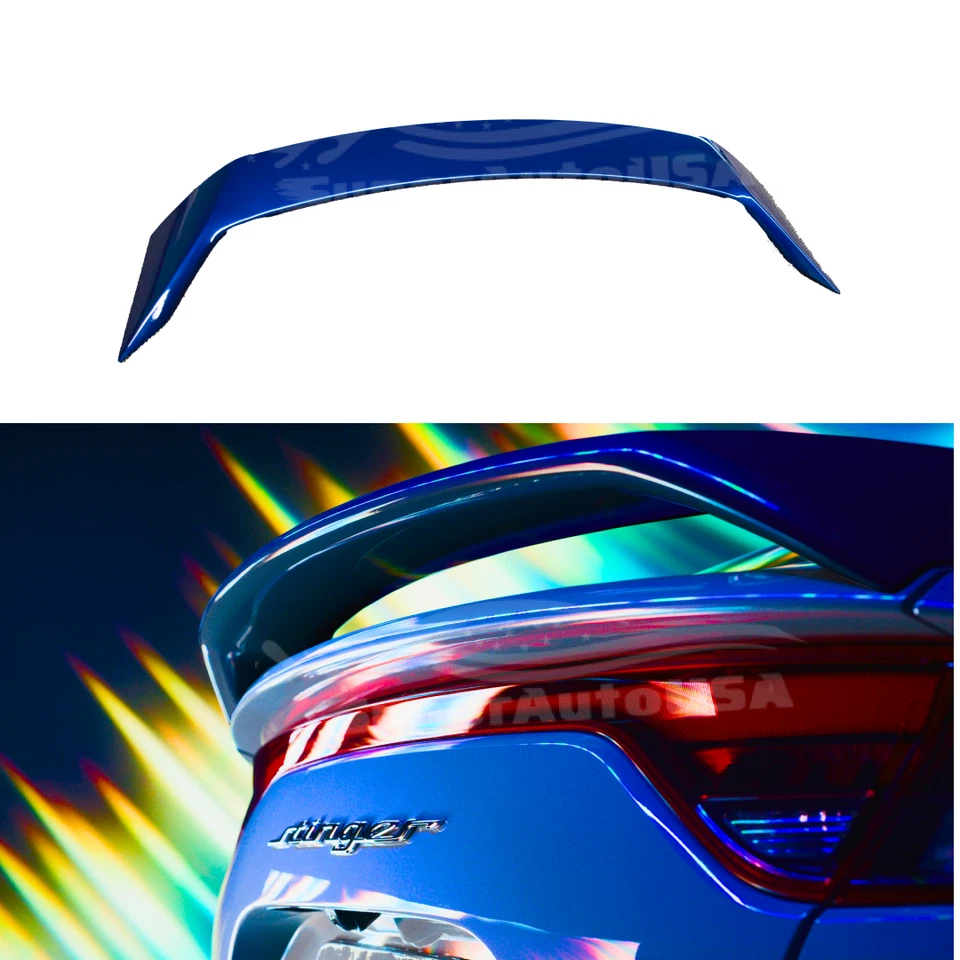 Alerón trasero para Stinger 2018-2024 azul celestial metálico Scorpion GT 2018-2024 Foto 4 de 4