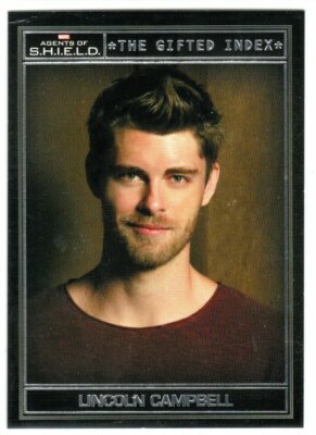 MARVEL: AGENTS OF SHIELD SEASON 2 G15 THE GIFTED INDEX LINCOLN CAMPBELL