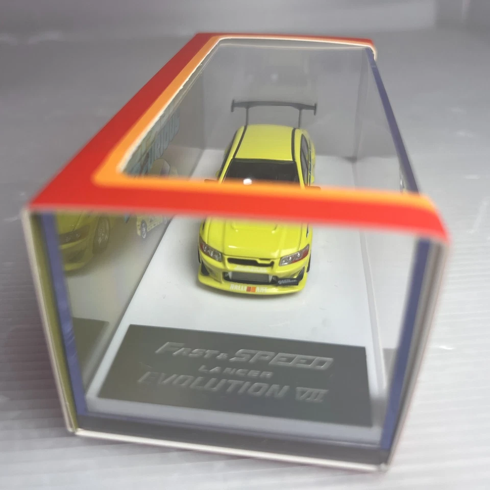 1/64 Fast & Speed Mitsubishi Lancer Evolution VII Fast & Furious with Figure - Image 2 of 2