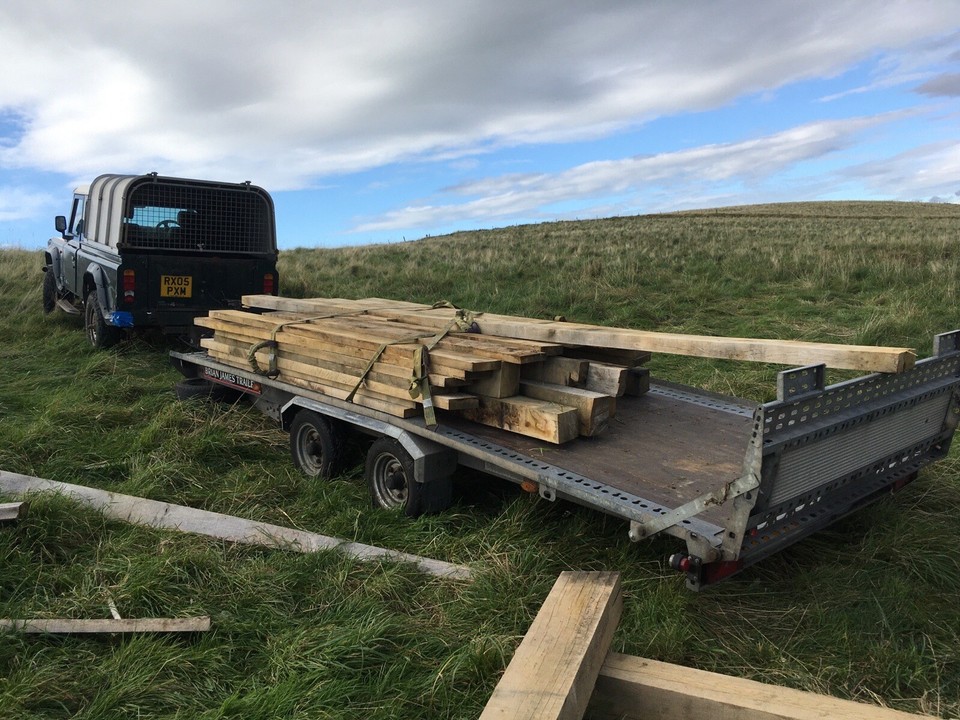 Green Oak Beams Various Sizes eBay