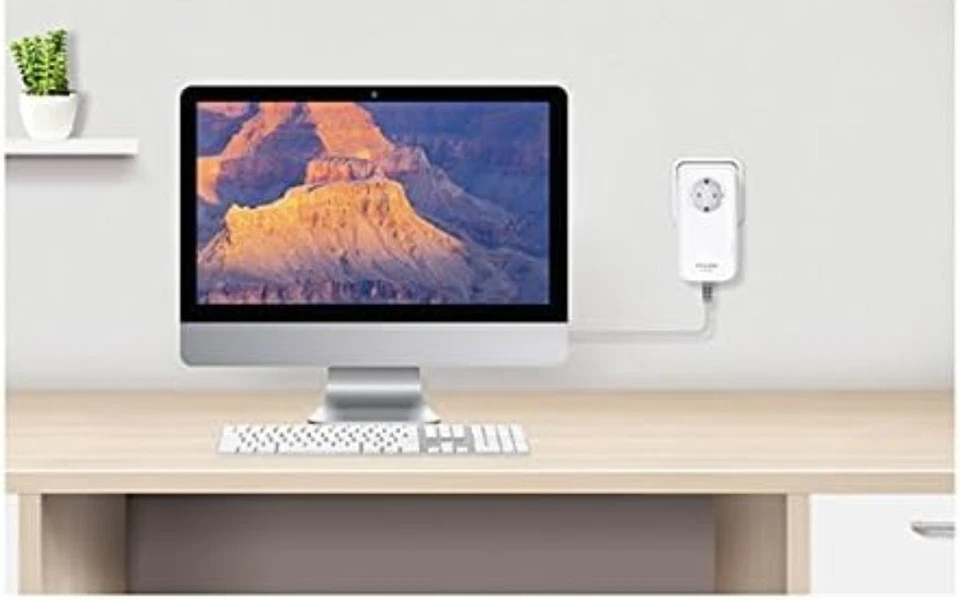 TP-Link TL-PA8030P KIT AV1300 Gigabit 2*2 MIMO CPU Qualcomm WIFI EXTENDER - Immagine 3 di 3