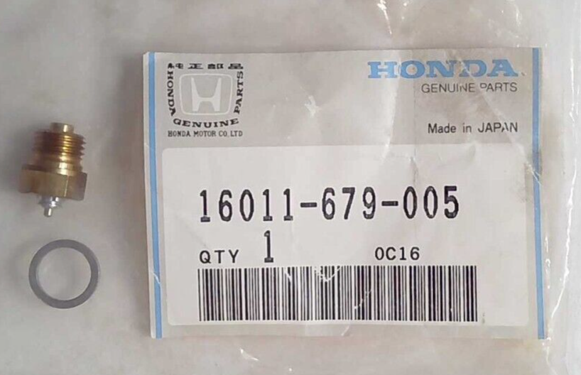 NOS GENUINE HONDA GOLDWING FLOAT VALVE SET 16011-679-005 NEW OEM