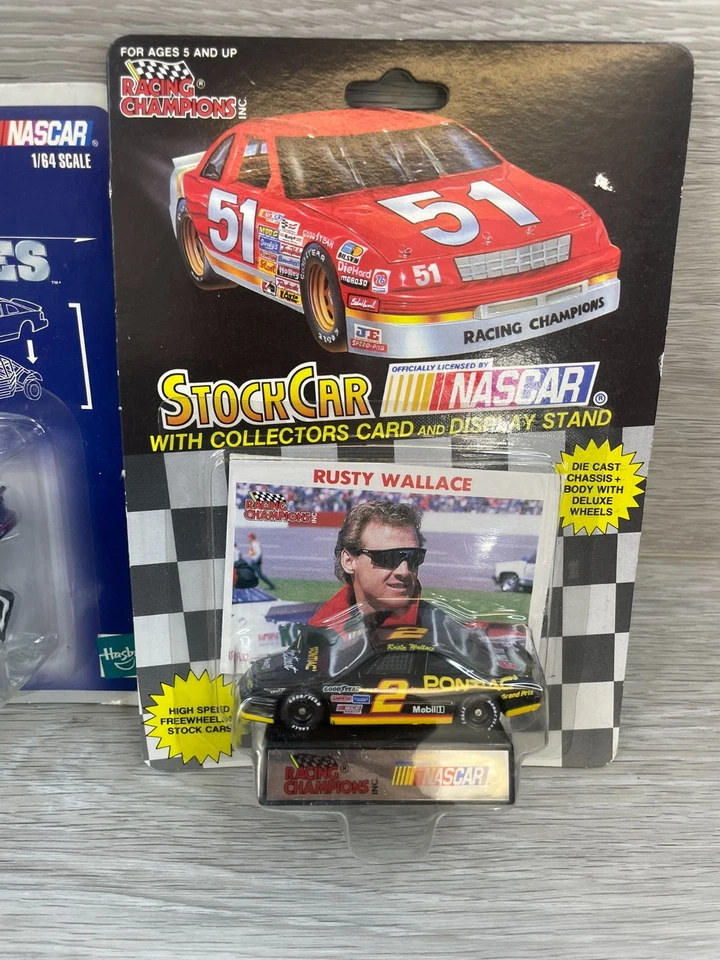 Лот из 3 гоночных чемпионов Nascar запасной автомобиль 1:64 Rusty Wallace #2 литой автомобиль - Изображение 3 из 4