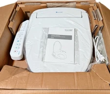 Brondell Swash Round SE400 Bidet Seat with Air Dryer, Night Light - White