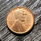 1916-D Lincoln Wheat Cent Penny Extra Fine Details 1c Coin Denver Better Date