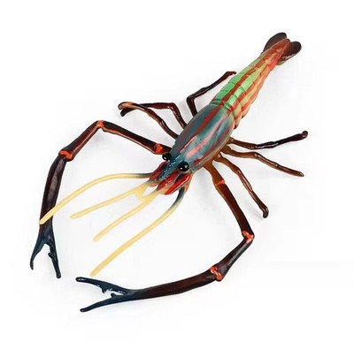 Shrimp Crayfish Toy Action Figure Small Animal Figurine Doll Gift for Kids