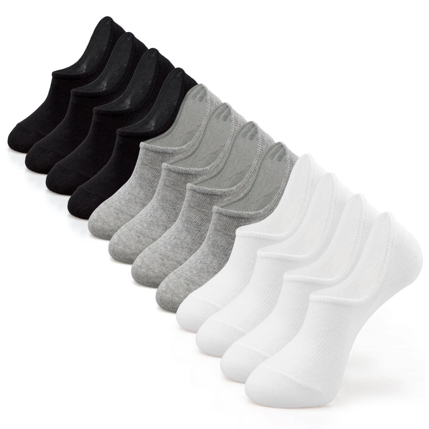 No Show Socks Men Low Cut Ankle Short Socks for Men Casual Athletic Socks wit...