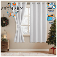 Verdunkelungsvorhang Blickdicht Mit ÖSen Thermogardine 140X245 Cm 2 StüCk