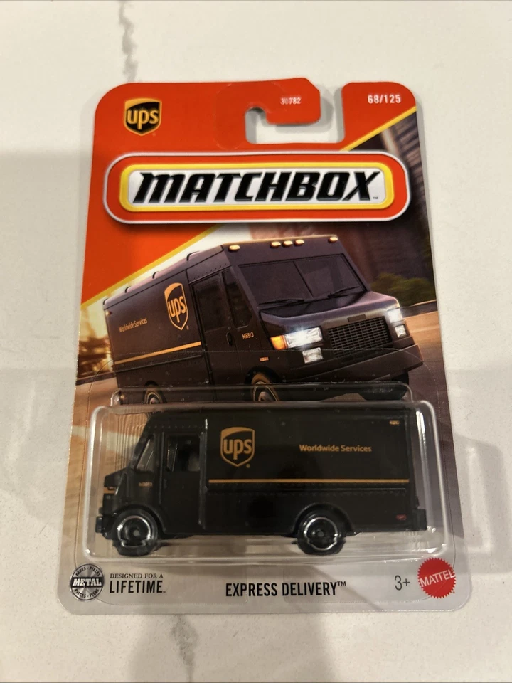 Camión UPS Matchbox 2025 entrega urgente 68/125 K estuche línea principal Foto 2 de 4