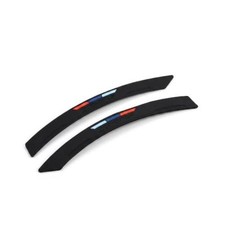 Car Wheel Eyebrow Protectors, Silicone Anti-scratch Side Fender 2 PCS Black