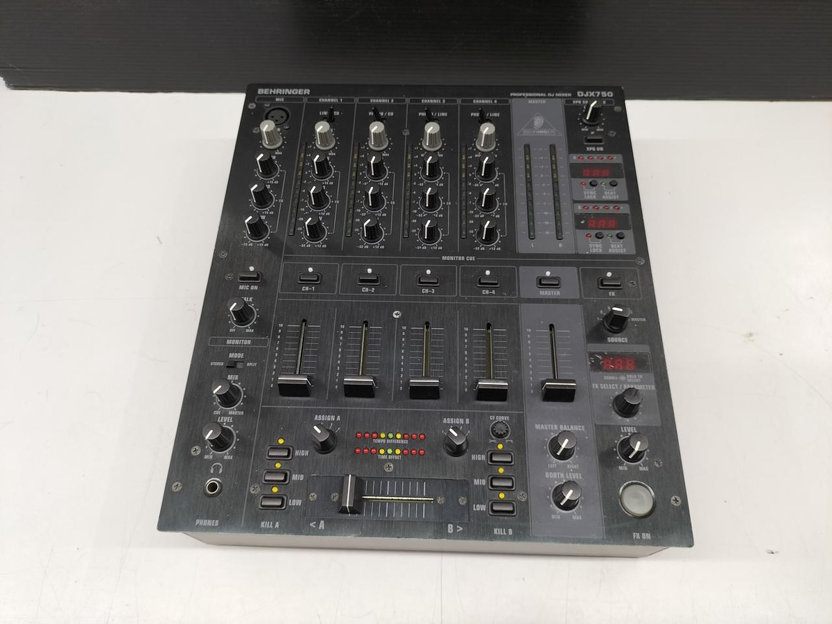 Behringer DJX-750 5-Channel DJ Mixer - Black for sale online