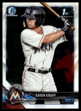 2018 Bowman Chrome Prospects Aaron Knapp Miami Marlins #BCP5