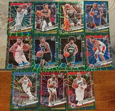2023-24 Panini Donruss Basketball Green Laser Lot (11) Rated Rookie
