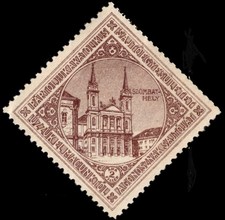 1916 Austria-Hungary WW I Charity Stamp 2 Filler Benefit Hungarian Peace Church