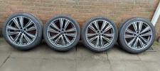 Genuine Audi A6 S6 C8 4K 20” alloy wheels 4K0 601 025J VG tyres 255 40 R20