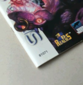 "Duke Nukem 3D Sega Saturn Manual Only - Small Tear, Good Condition