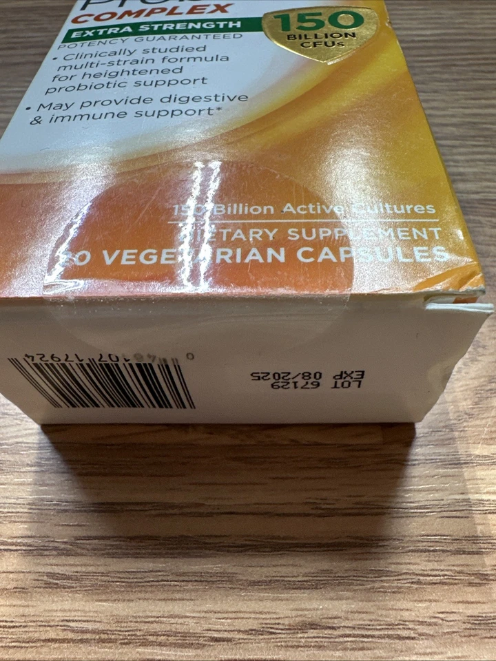 Complexo probiótico GNC necessidade diária com 150 bilhões de UFC, 20 cápsulas - Imagem 3 de 4