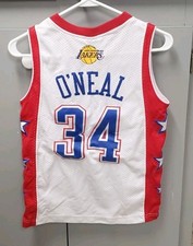 Shaquill O'neal Nike Lakers West All Star Jersey Youth Small +2 Length