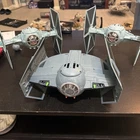 Lot of two 1995 Tie Fighters & a 1997 Star Wars Darth Vader TIE Fighter Advanced