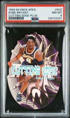 Kobe Bryant 1999-00 Skybox Apex Cutting Edge PLUS #5CE PSA 8