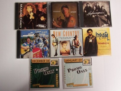 CD music lot: Rare Vintage hits-country-pop-legends-promos 1990-2008