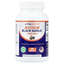 Fermented Black Garlic, 60 Capsules 500 mg per Capsule 