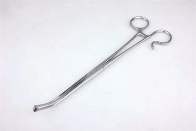Otorhinolaryngology tonsillectomy surgery instrument curved head Tonsil clamp
