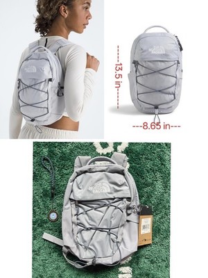 NWT   The North Face Borealis Mini Backpack in Blue Flax/Twilight Galaxy (grey)