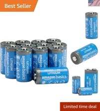 Long-Lasting 12 Pack CR123A Lithium Batteries - 3 Volt for Essential Devices