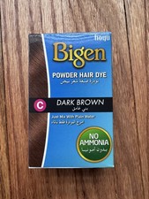 Bigen Permanent Powder Hair Color Dark Brown ...