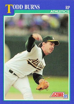 1991 Score #41 Todd Burns