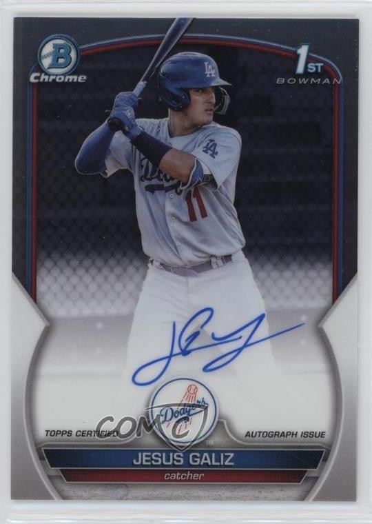 2023 Bowman Chrome Prospect Auto Jesus Galiz #CPA-JGZ Auto 18t1