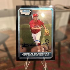 2006 Bowman Chrome  Draft Picks & Prospects Adrian Cardenas #DP71 Refractor