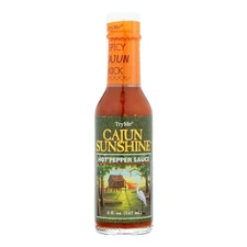 Cajun Sunshine Hot Pepper Sauce 5 Ounce Authentic Louisiana Flavor Spicy Sauce
