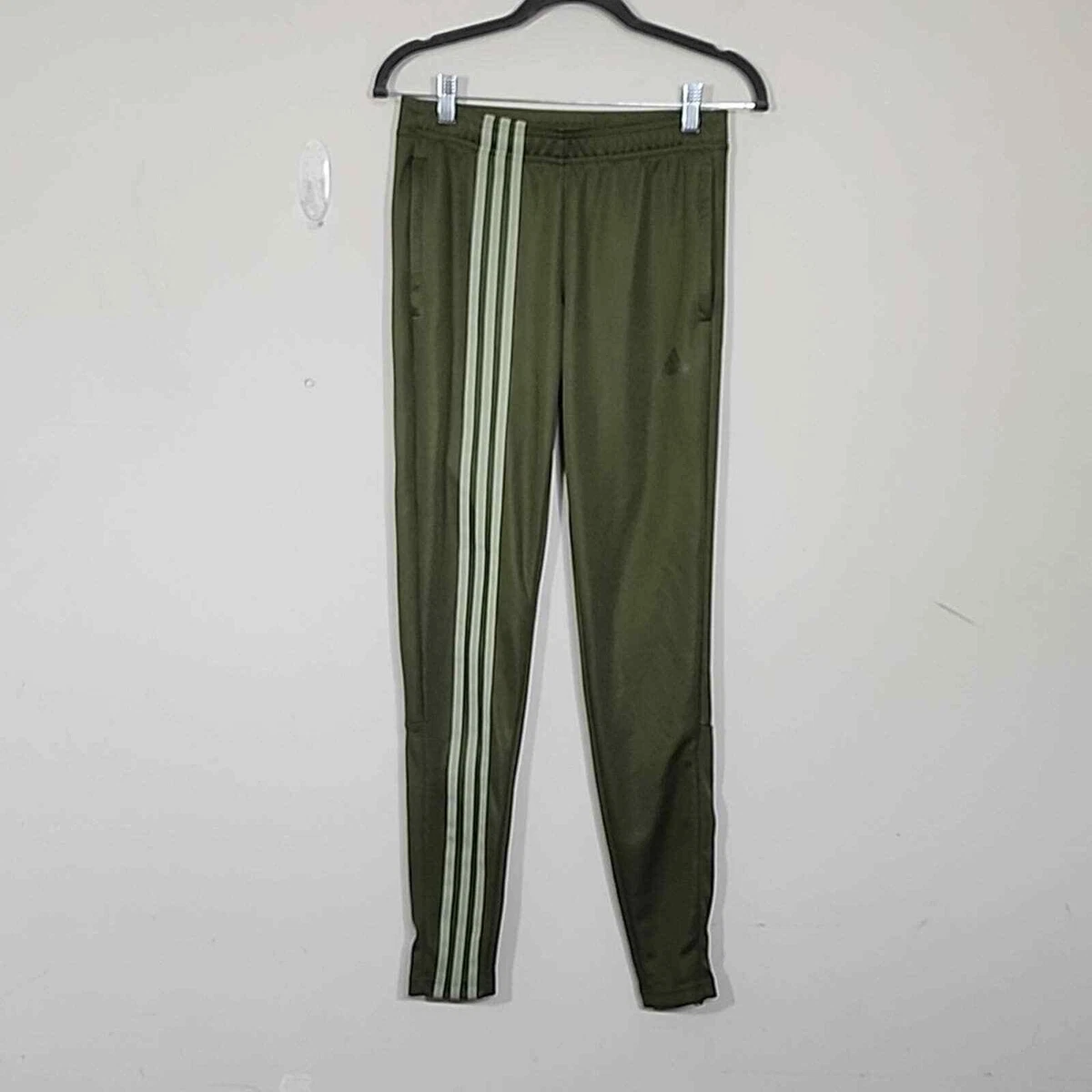 Adidas Tiro Disrupted 3 Stripes Track Women s Track Pants Olive Green Size XS
