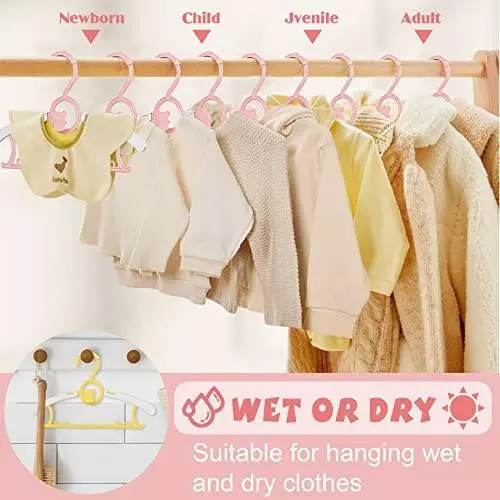 Stackable Baby Hangers Thin Non-slip Children Clothes Hangers