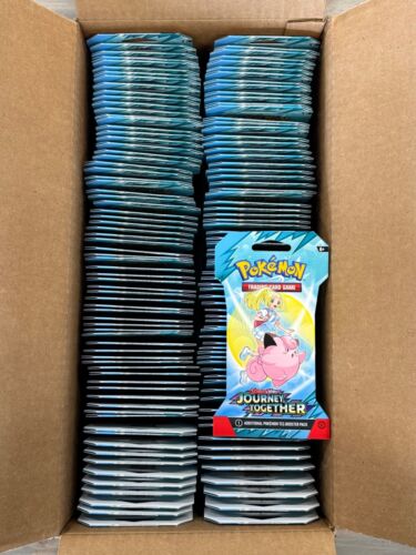 Pokemon Journey Together SV09 Sleeved Factory Sealed Case (144 PACKS) BRAND NEW!