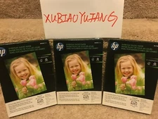 Lot of 3 HP Everyday Photo Paper 4 x 6 100 sheets Semi-Glossy Q5440A, 300 Total