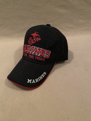 Red And Black EGA Semper Fidelis USMC Hat