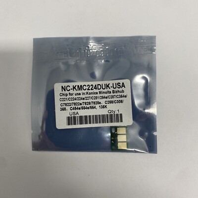 DRUM CHIP for Konica C227 C287 C367 C258 C308 C368 C224 C7822 C7828 C284 C364