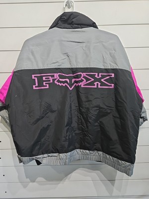 Vtg Fox Image Racing Motocross Motorcycle Color Block Jacket Coat 