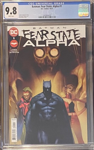 Batman: Fear State: Alpha #1 | DC Comics | CGC 9.8 10/21 Case Scratches See Pics