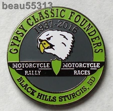 STURGIS JACKPINE GYPSY SOUTH DAKOTA 2016 RALLY JACKET VEST HAT PIN