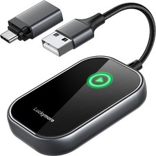 Luckymore Wireless Carplay Adapter Converts Wired to Wireless Carplay Dongle