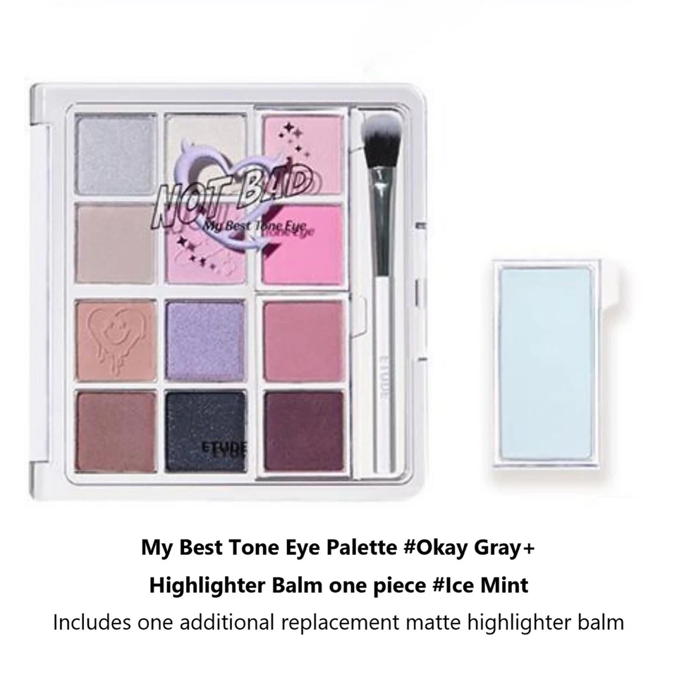 ETUDE My Best Tone Eye Palette 7g 2colors 2024 F/W NOT BAD collection K-Beauty - Image 2 of 4